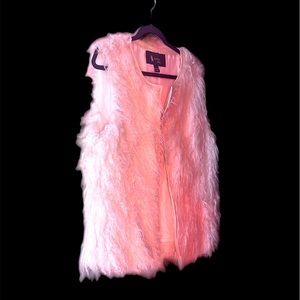 faux fur vest